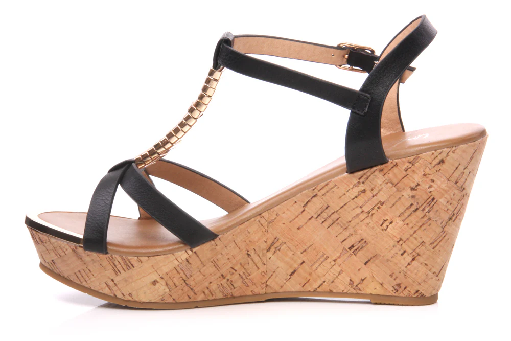 Womens 'Angelica' Wedge Strappy Sandal - Image 3