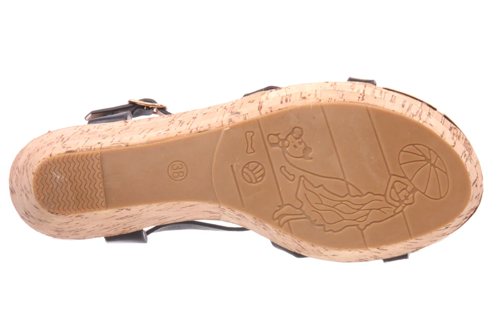 Womens 'Angelica' Wedge Strappy Sandal - Image 5