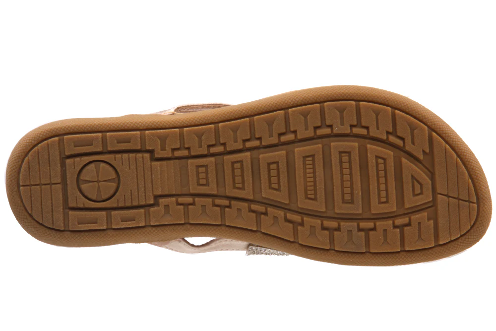 Womens 'Antonia' Flat Thong Slippers - Image 5
