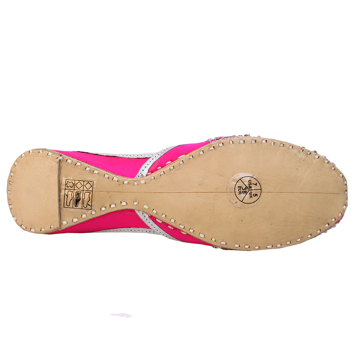 Womens "ARESS"Decorated Leather Khussa - Image 5