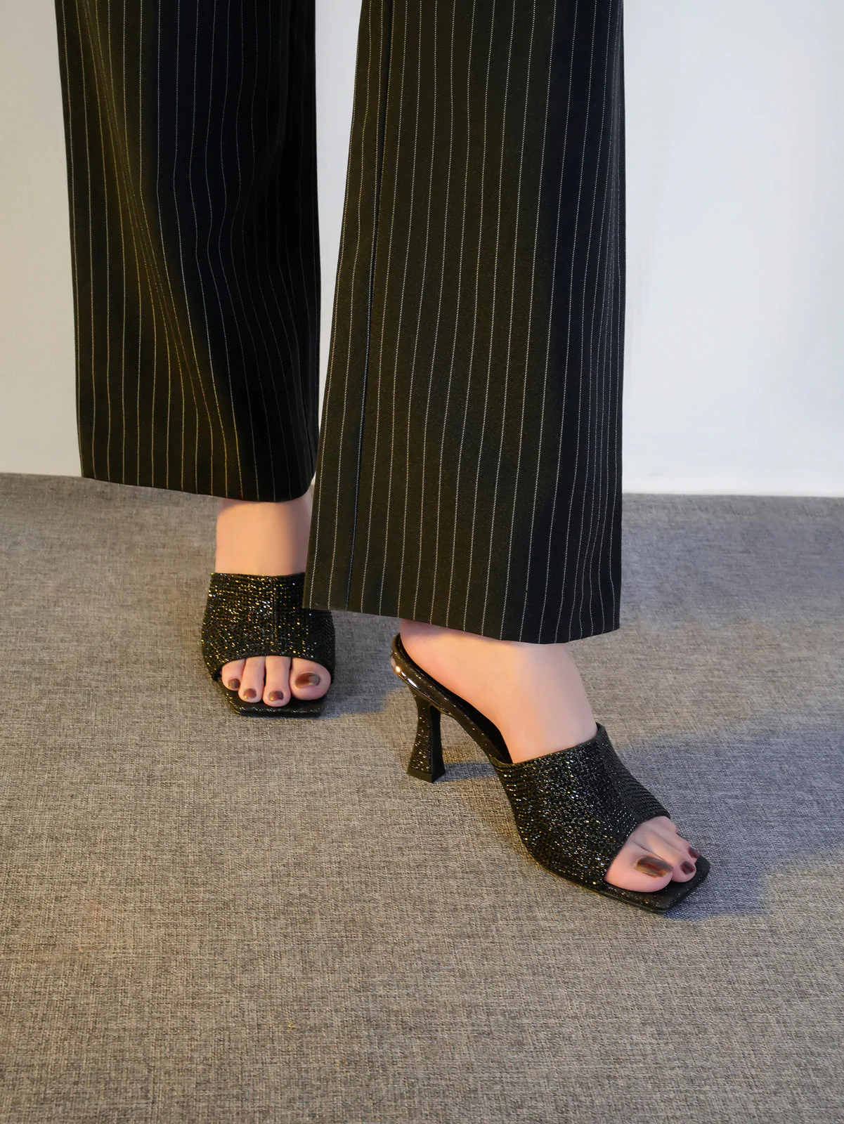 Women's "AVALOS" Square Open Toe Sandals - Image 6