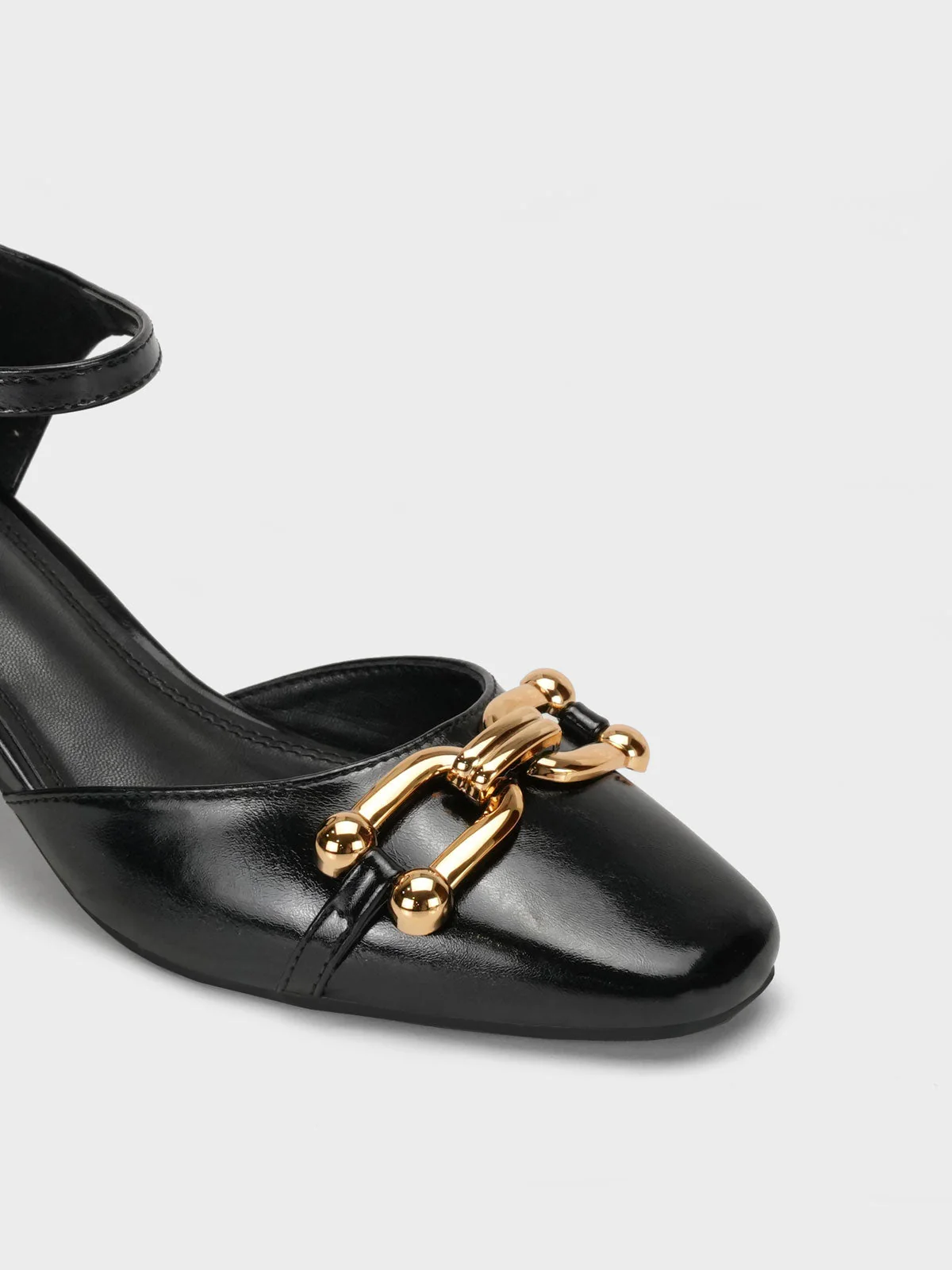 Womens "AVIVA" Decorated Ankle Strap Sandals - Image 4