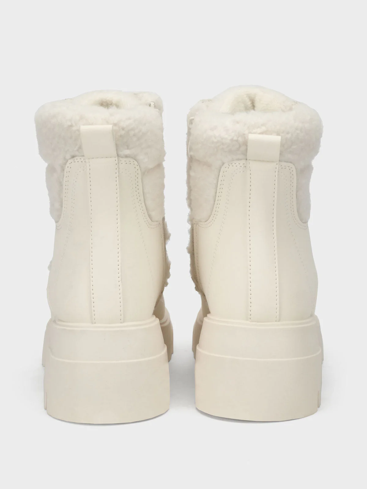 Womens "BAIZEL" Faux Fur Lace Up Boots - Image 3