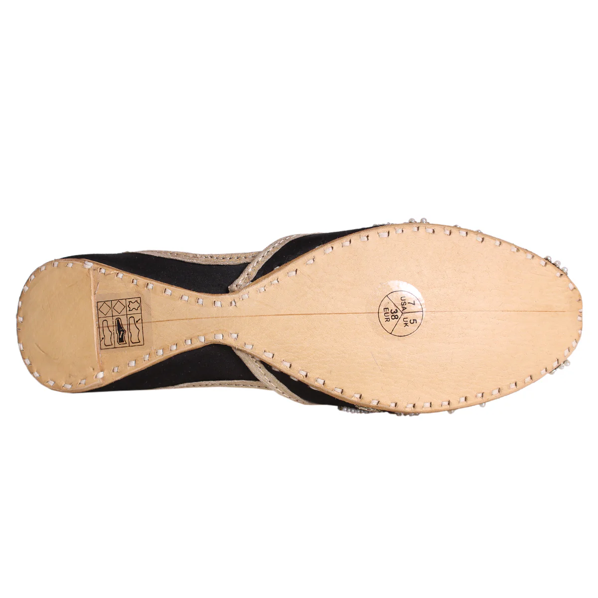 Women's "BERNA" Embellished Flat Khussa Pumps - Image 5