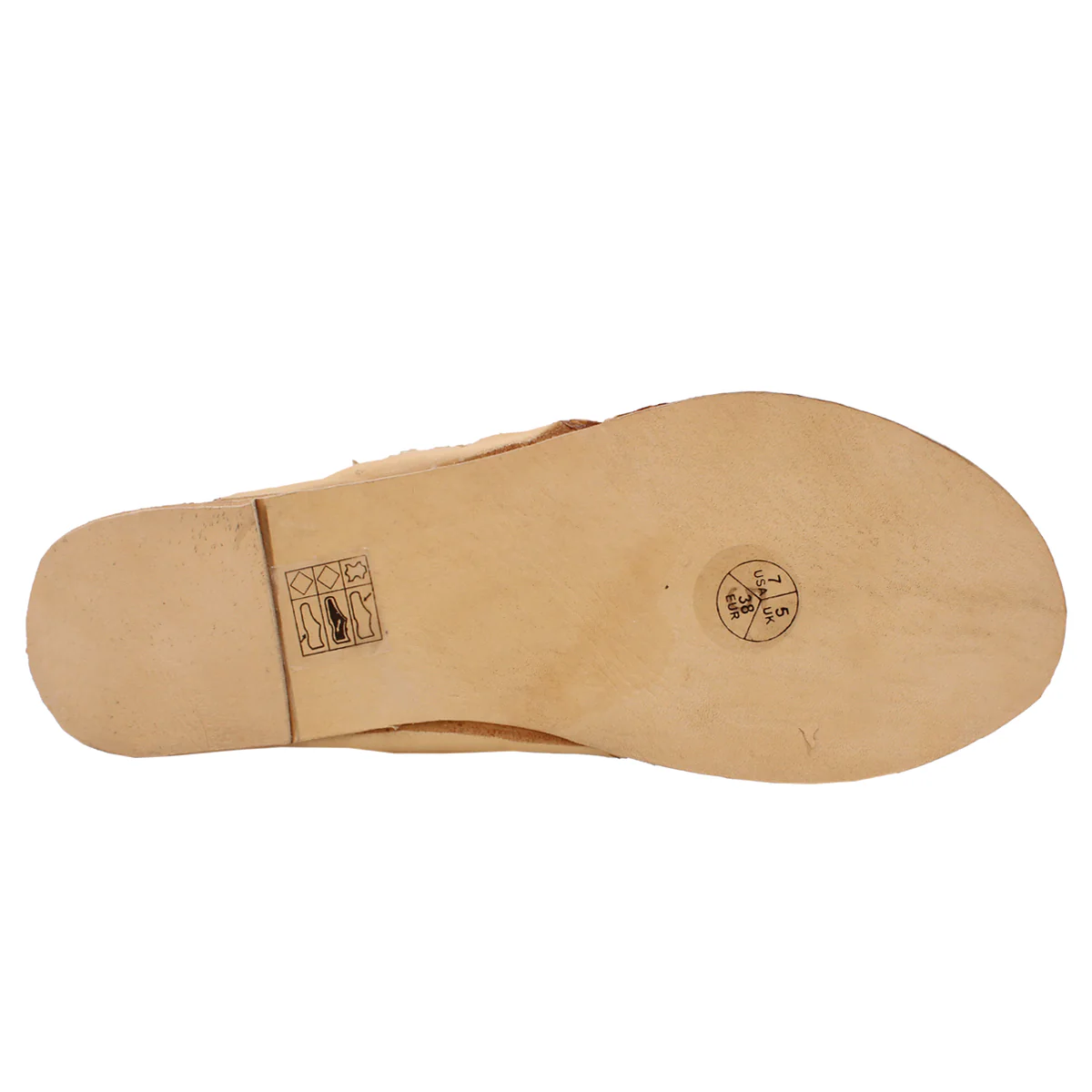 Womens "BEYZA" Decorated Leather Kolhapuri Slippers - Image 5