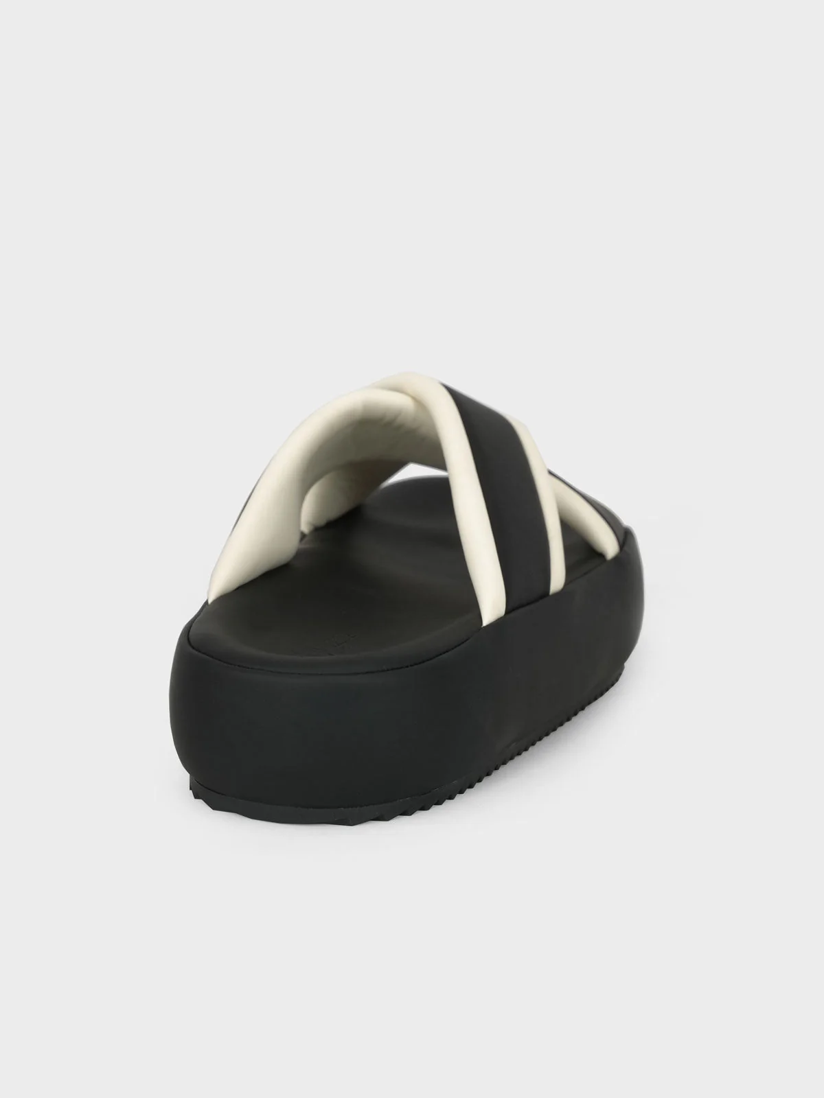 Womens "BOWIE" Cross Over Design Slippers - Image 5