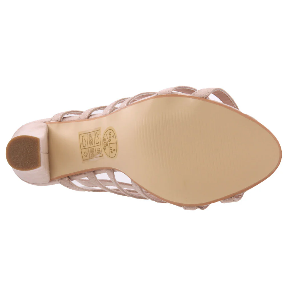 Womens Cage Style 'Allie' Heel Sandal - Image 5
