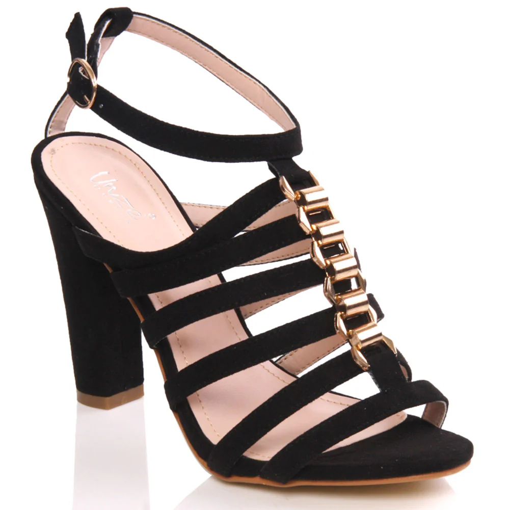 Womens Cage Style 'Allie' Heel Sandal