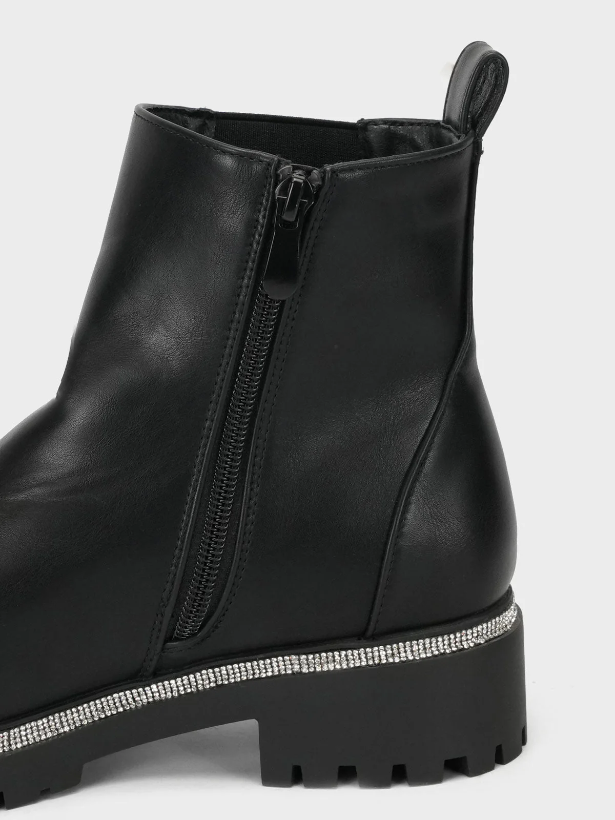Womens "CAIRO" Pull Up Flat Casual Boots - Image 4