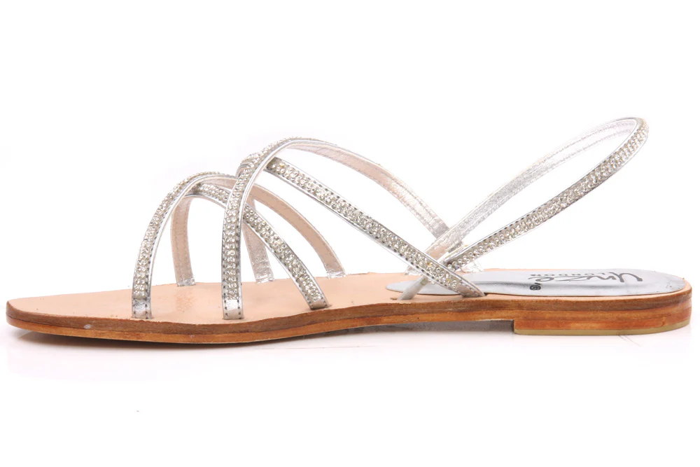 Womens 'Carly' Flat Strappy Slingback Sandals - Image 3