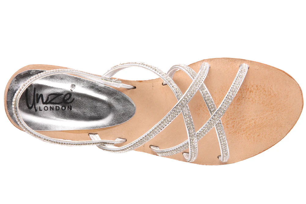 Womens 'Carly' Flat Strappy Slingback Sandals - Image 4