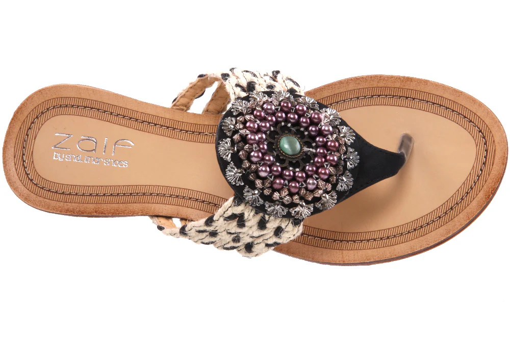 Womens Casual 'Hattie' Flat Thong Slipper - Image 3