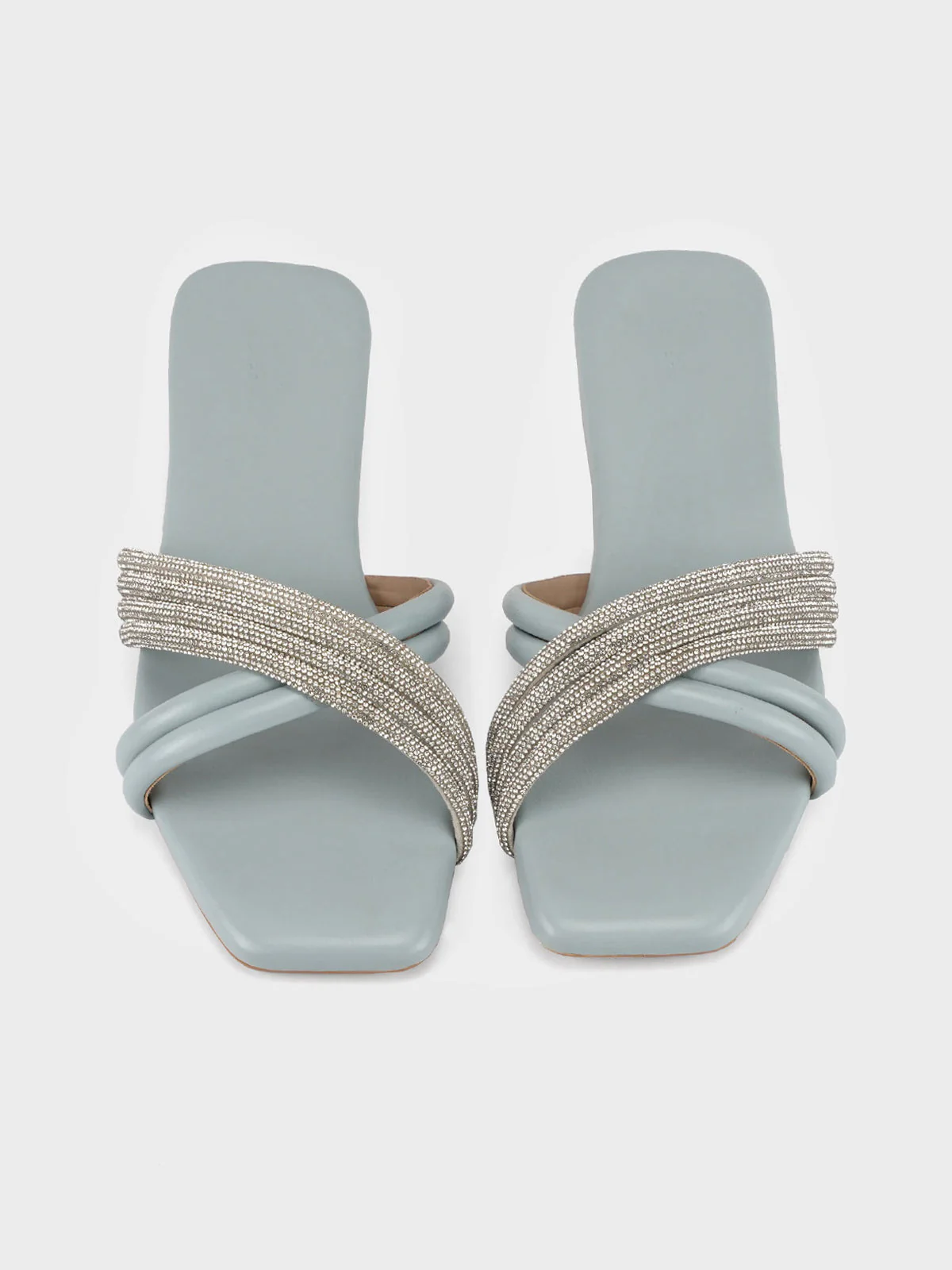 Womens "CELLA" Crossover Stylish Slippers - Image 4