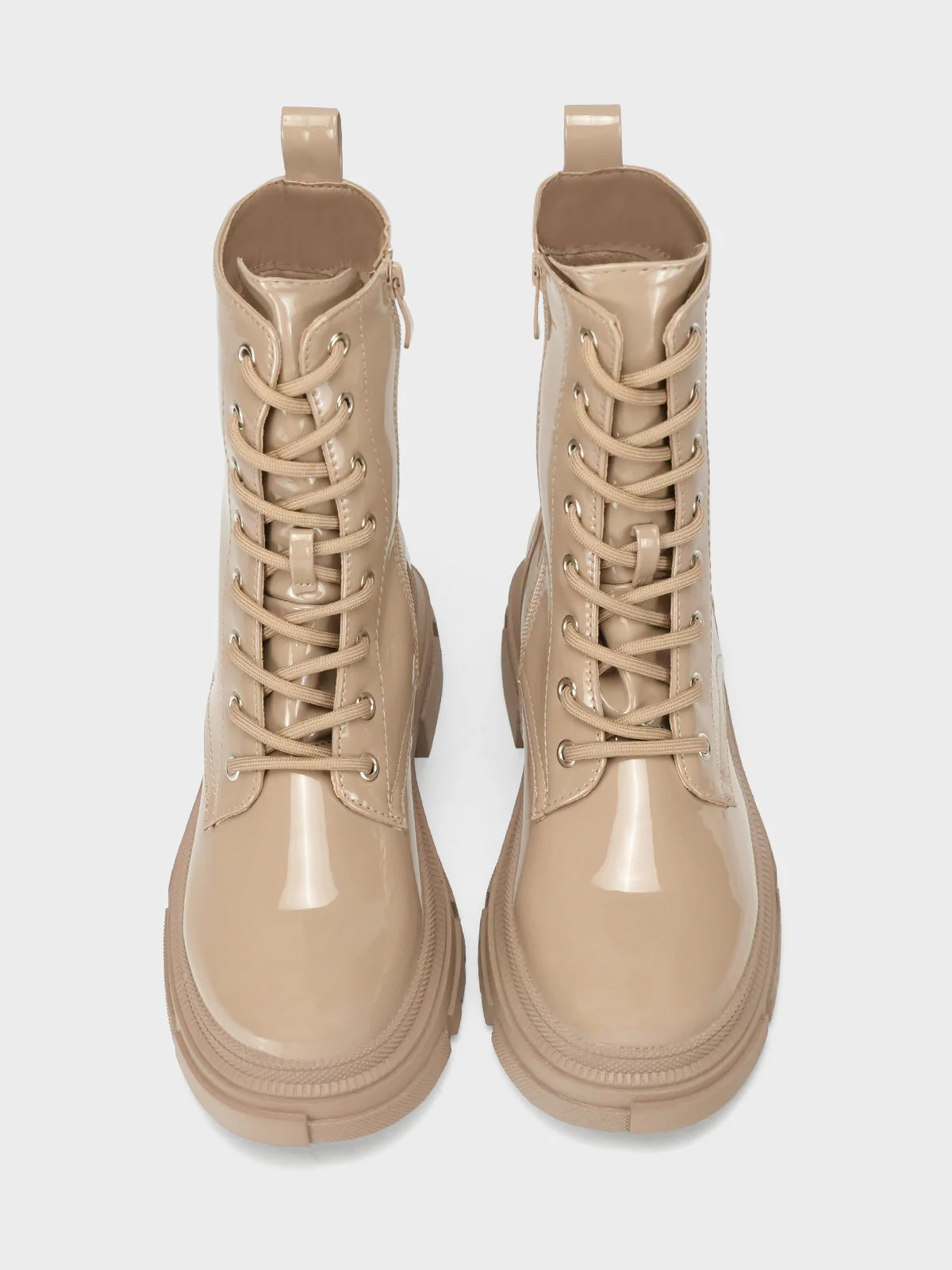 Womens "CEPOS"Laced Up Round Toe Boots - Image 5