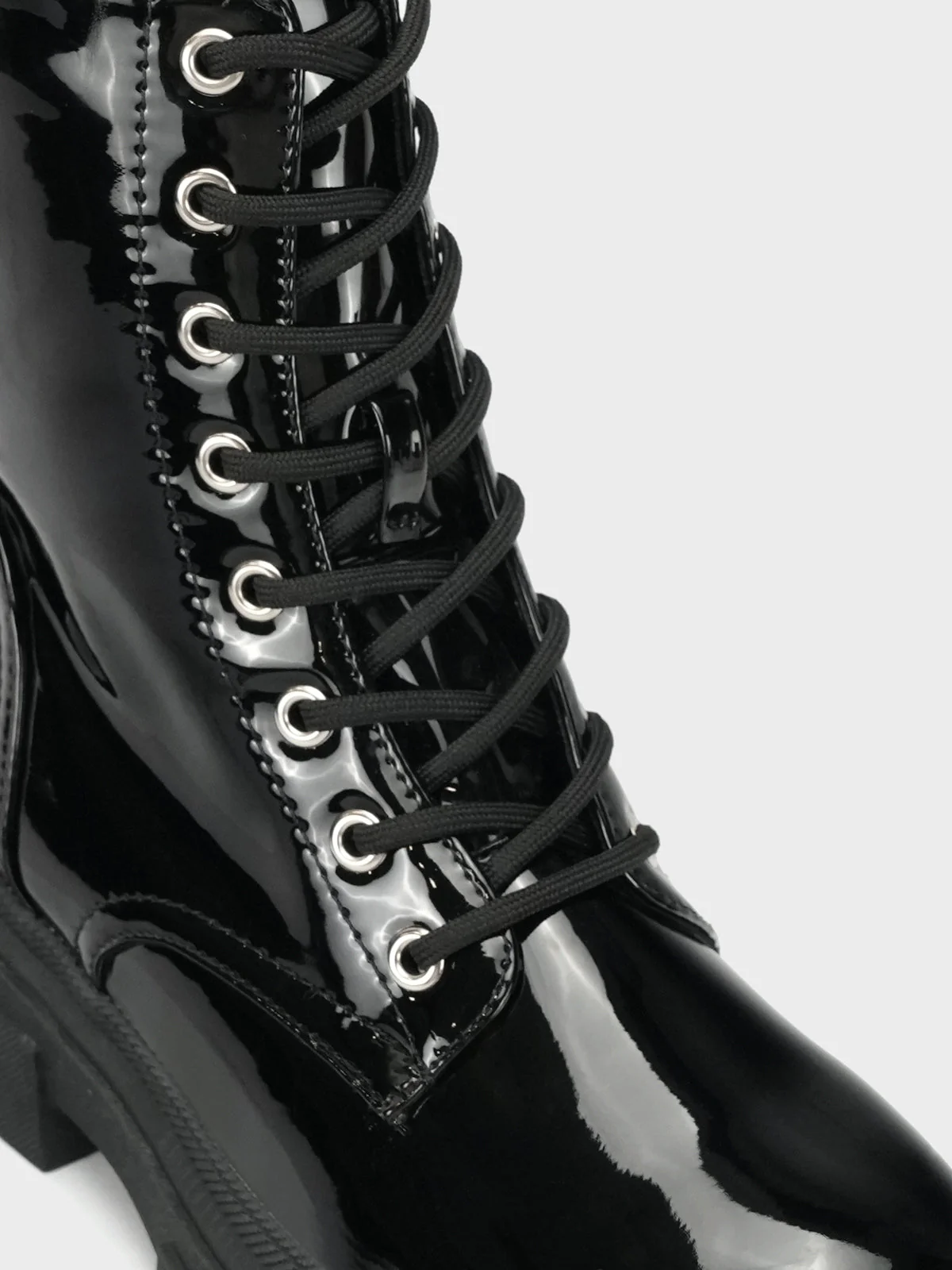 Womens "CEPOS"Laced Up Round Toe Boots - Image 4