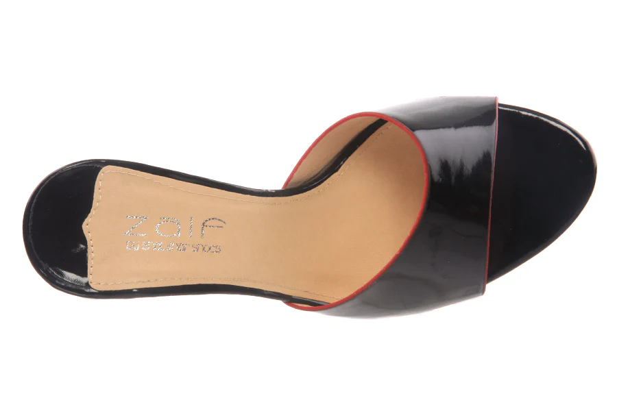 Womens 'Ciel' Simple Slip on Heel Sandals - Image 3