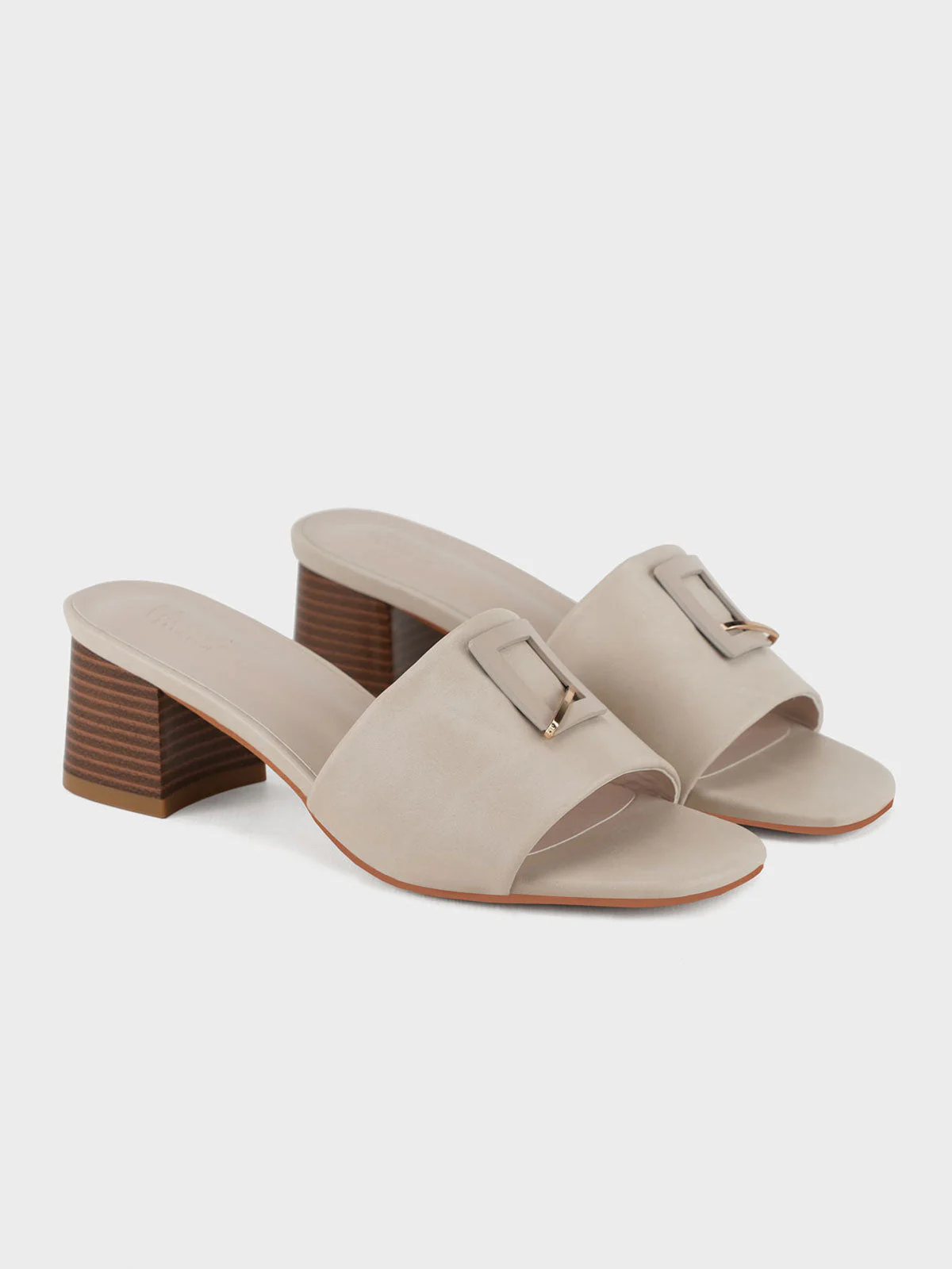Womens "CINZIA" Open Toe Heeled Sandals - Image 4