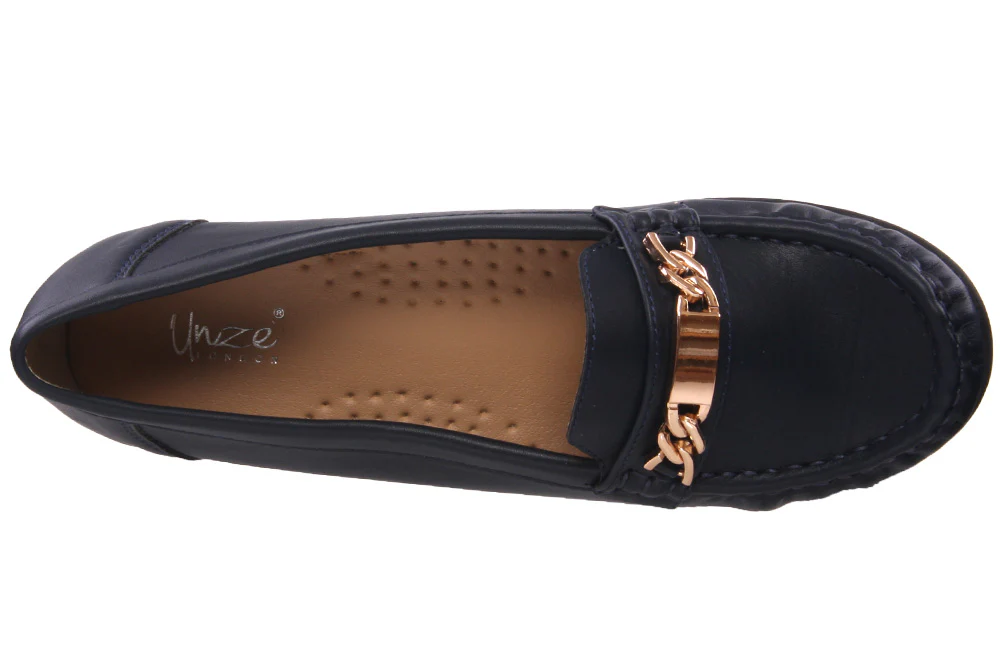 Womens Classic 'Trish' Casual Moccasin Shoes - Image 4