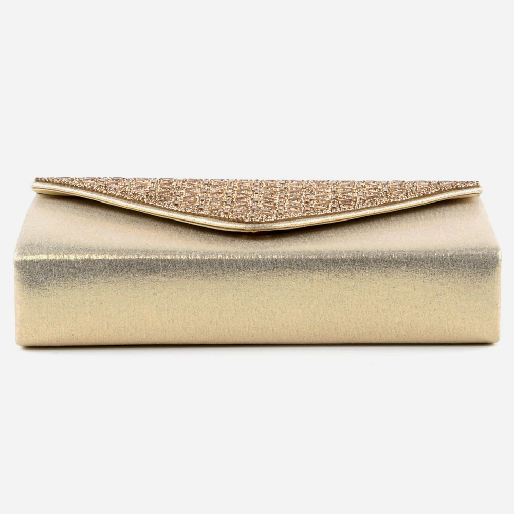 Womens Clutch Bag Wedding Handbag Prom Purse Sparkly Flap Over Diamante Party Bags Diamante Birthday Gifts for Her - Image 2