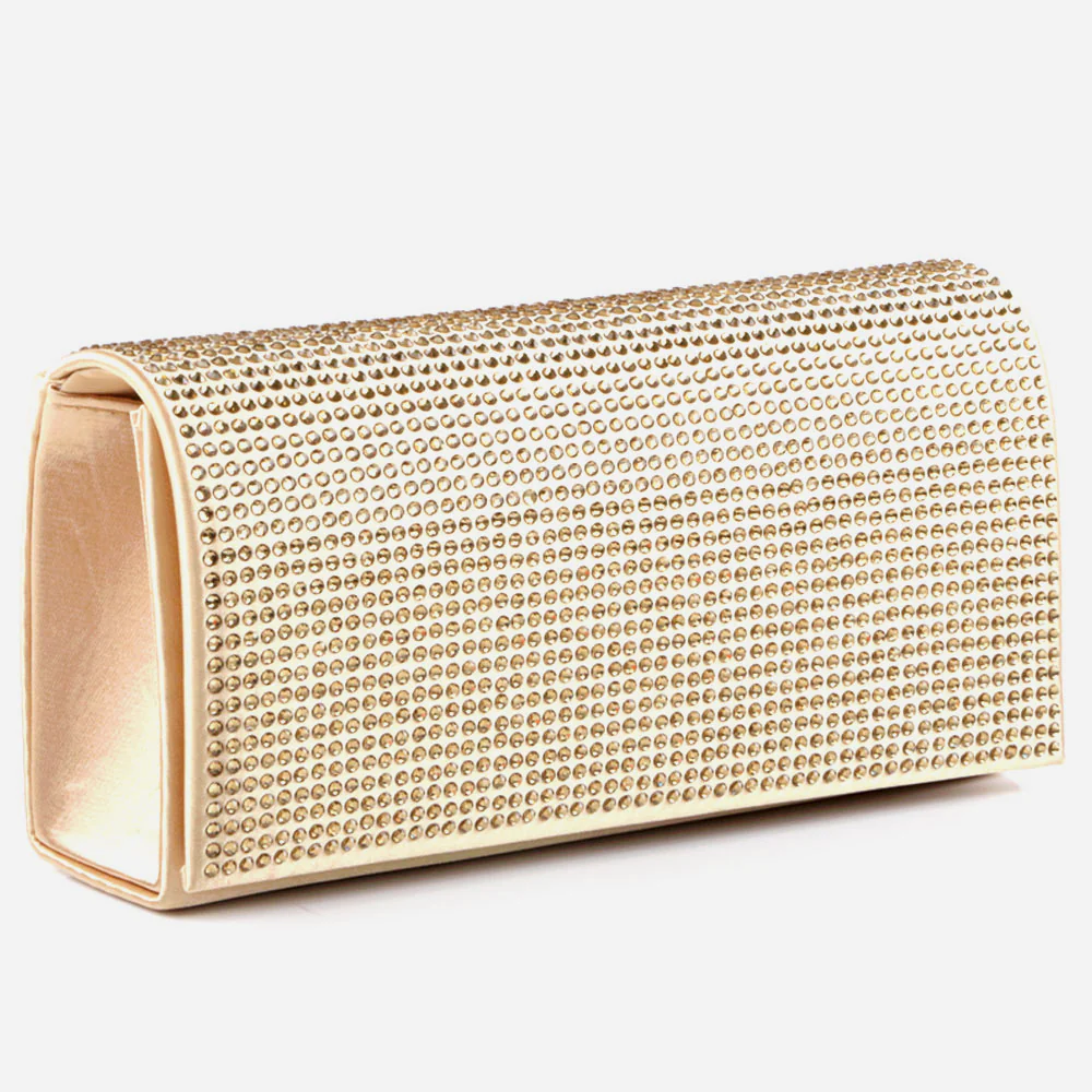 Womens Clutch Bag Wedding Handbag Prom Purse Sparkly Flap Over Diamante Party Bags Diamante Birthday Gifts for Her