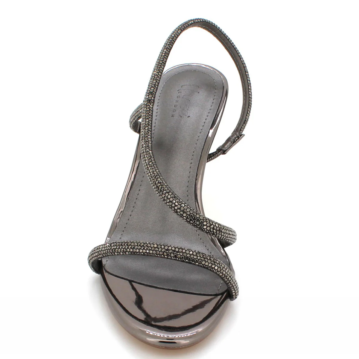 Womens "CORAL" Decorated Party Sandals - Image 2
