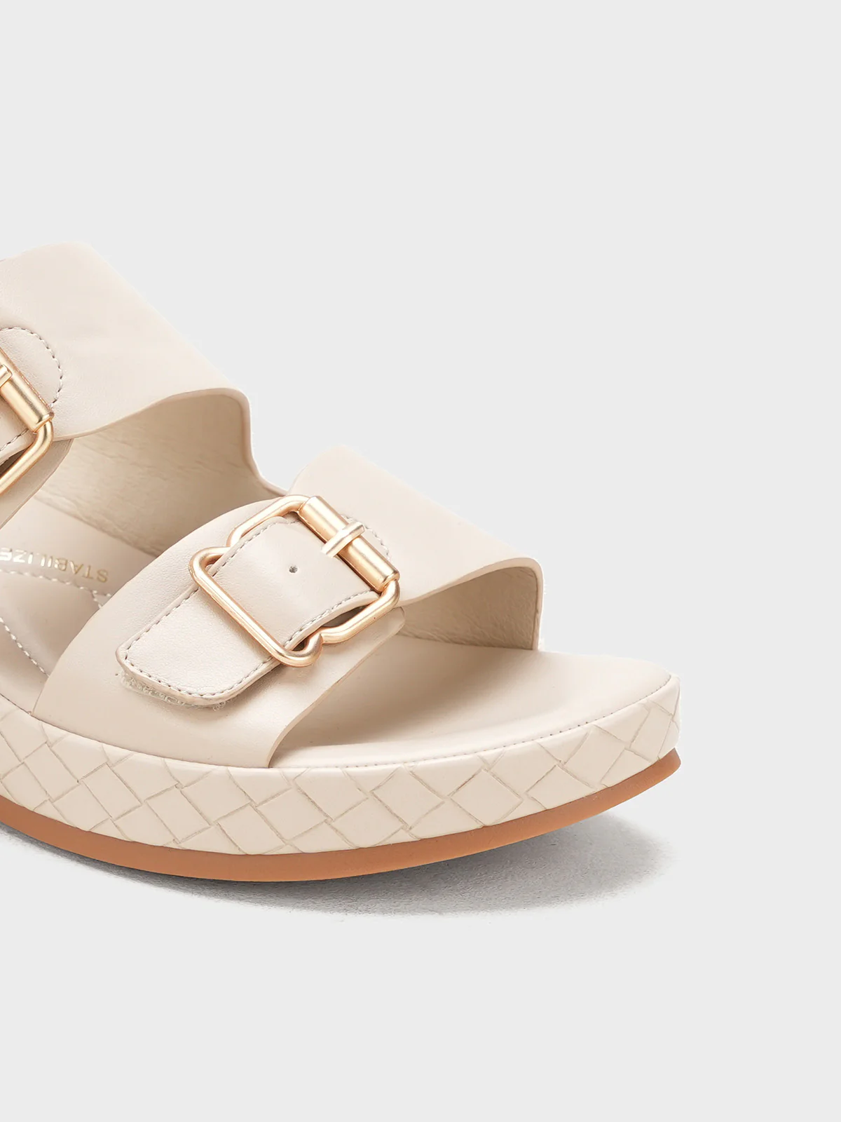 Womens "CORONNA" Stylish Buckle Slippers - Image 7