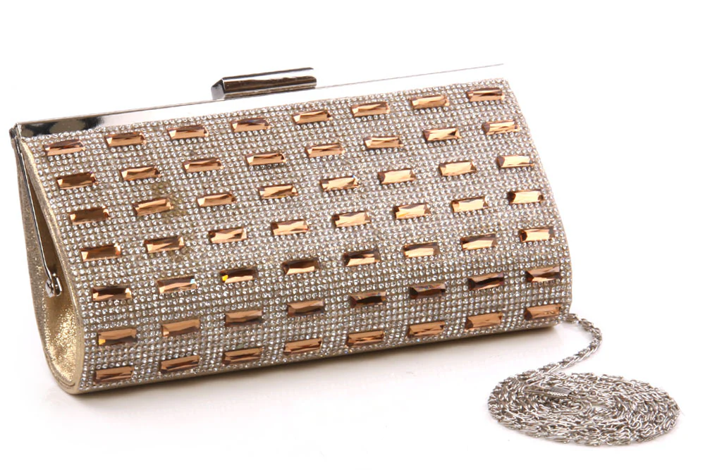 Womens Crystals Detailing 'Pixie' Party Clutch