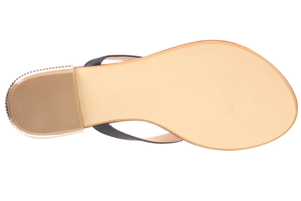 Womens Elegant 'Square' Flat Slippers - Image 5