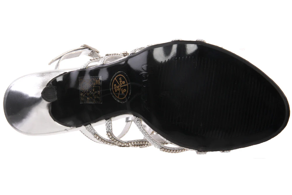 Womens Embellished 'Hoja' Evening Heel Sandal - Image 5