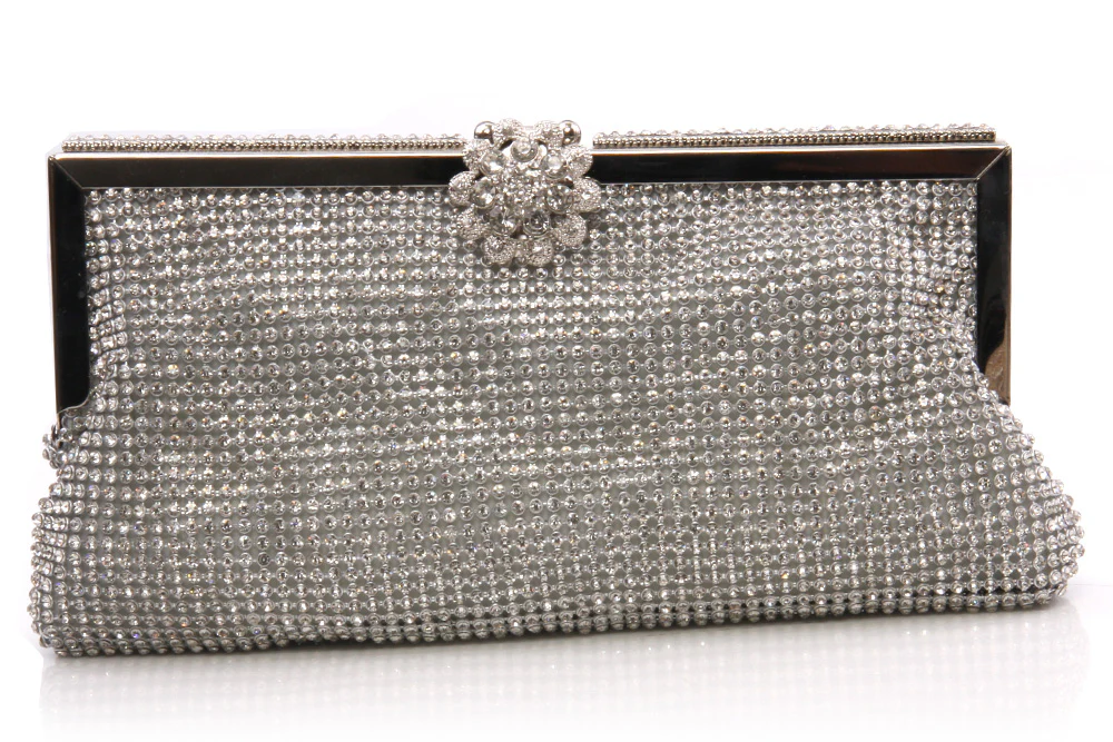 Womens Embellished 'Lexi' Party Clutch Bag - Image 3