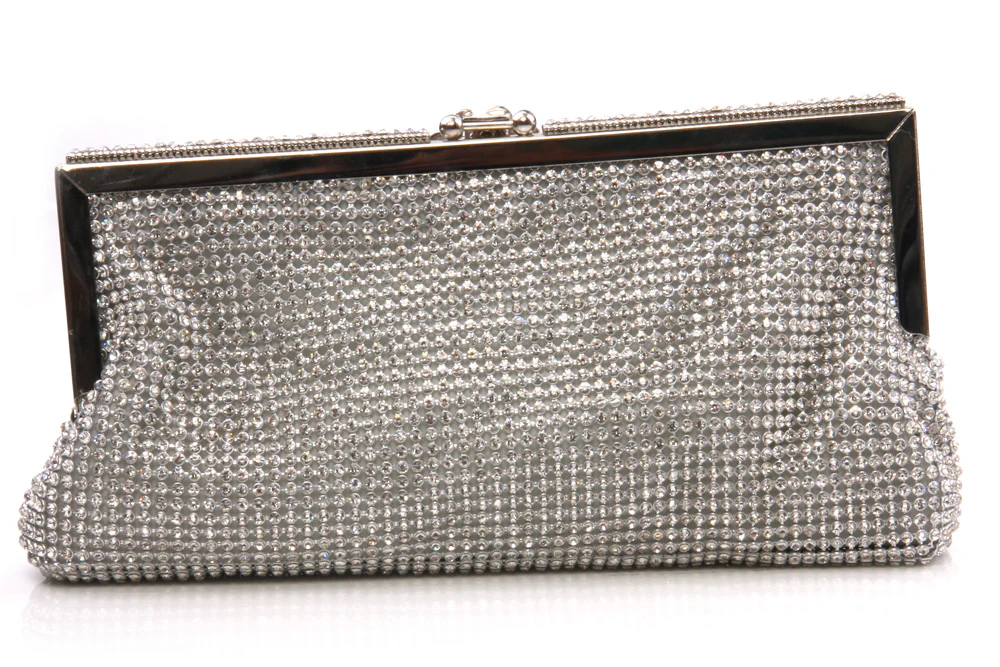 Womens Embellished 'Lexi' Party Clutch Bag - Image 5