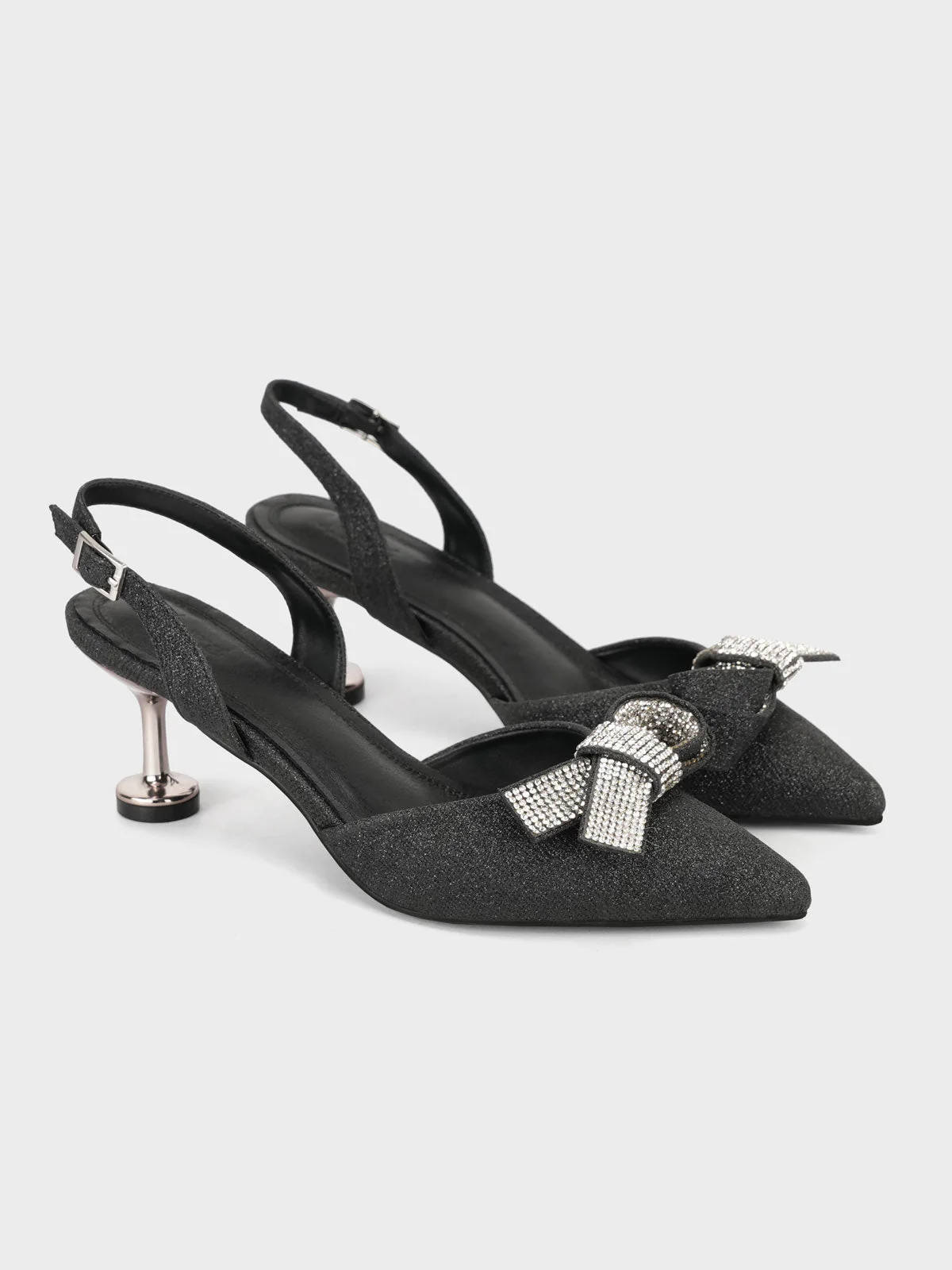 Womens "ENKAI" Pointy Toe Back Strap Sandals - Image 4