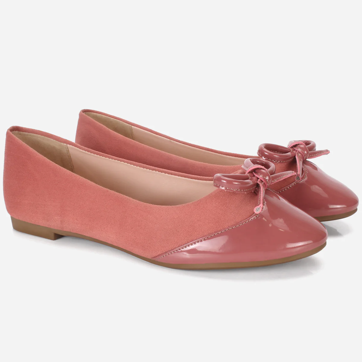 Womens "ERMEN" Rounded Toe Flat Shoes - Image 2