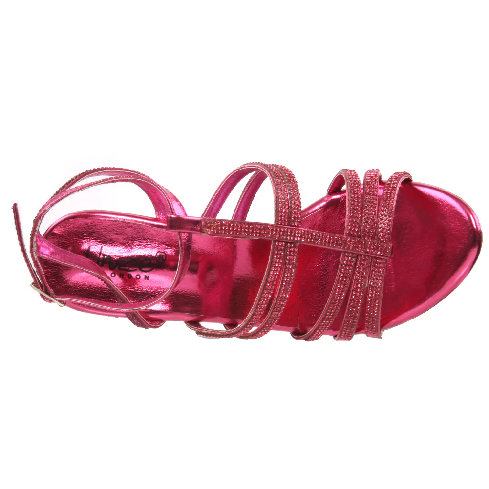 Womens Evening 'Anitia' Party Heel Sandal - Image 4