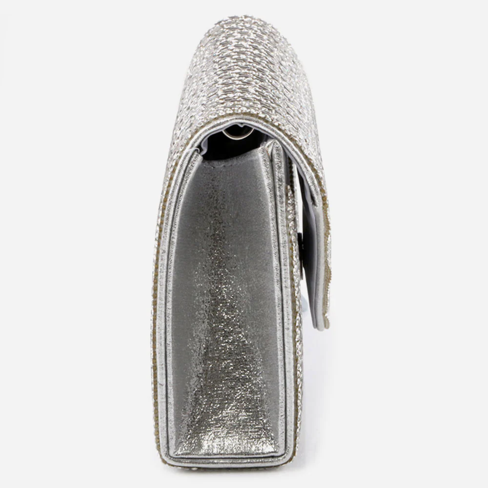 Womens Evening Clutch Bag Wedding Handbag Prom Purse Sparkly Bridal Party Bags Diamante Birthday Gifts for Her - Image 4