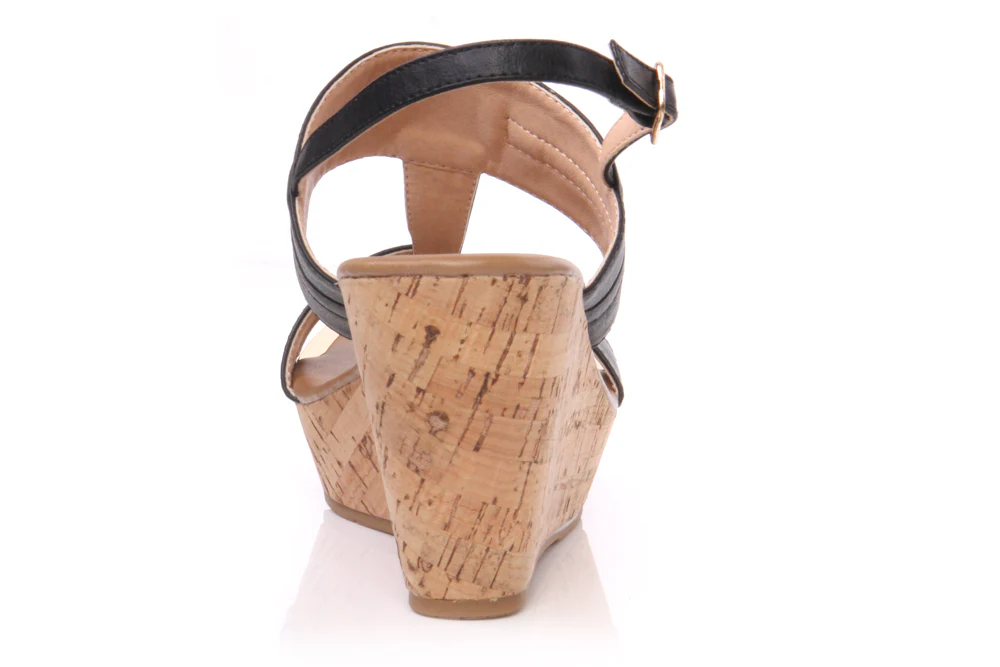 Womens Fashion Wedge Sandal - Image 2