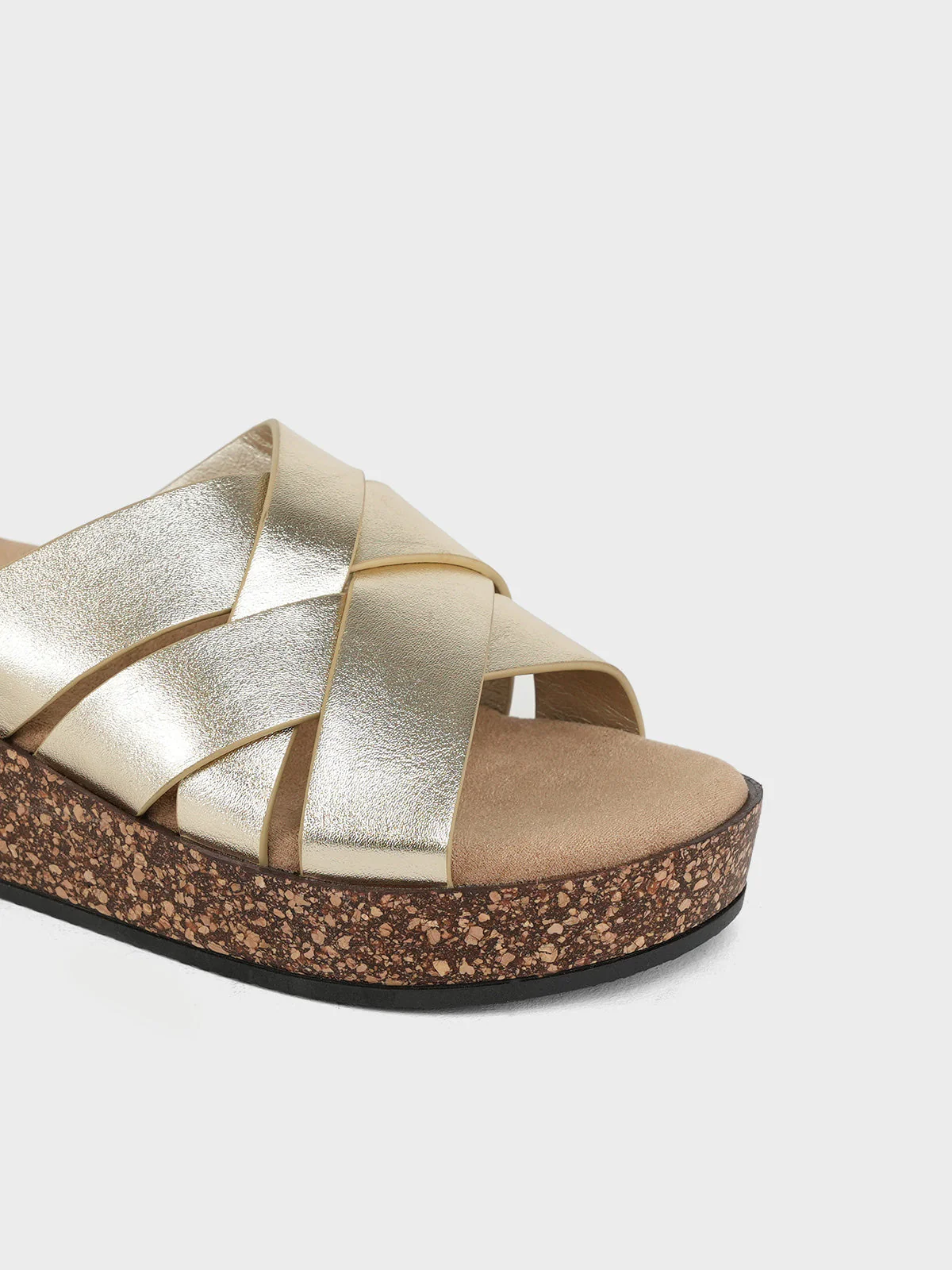 Womens "FINOLA" Open Toe Casual Slippers - Image 4