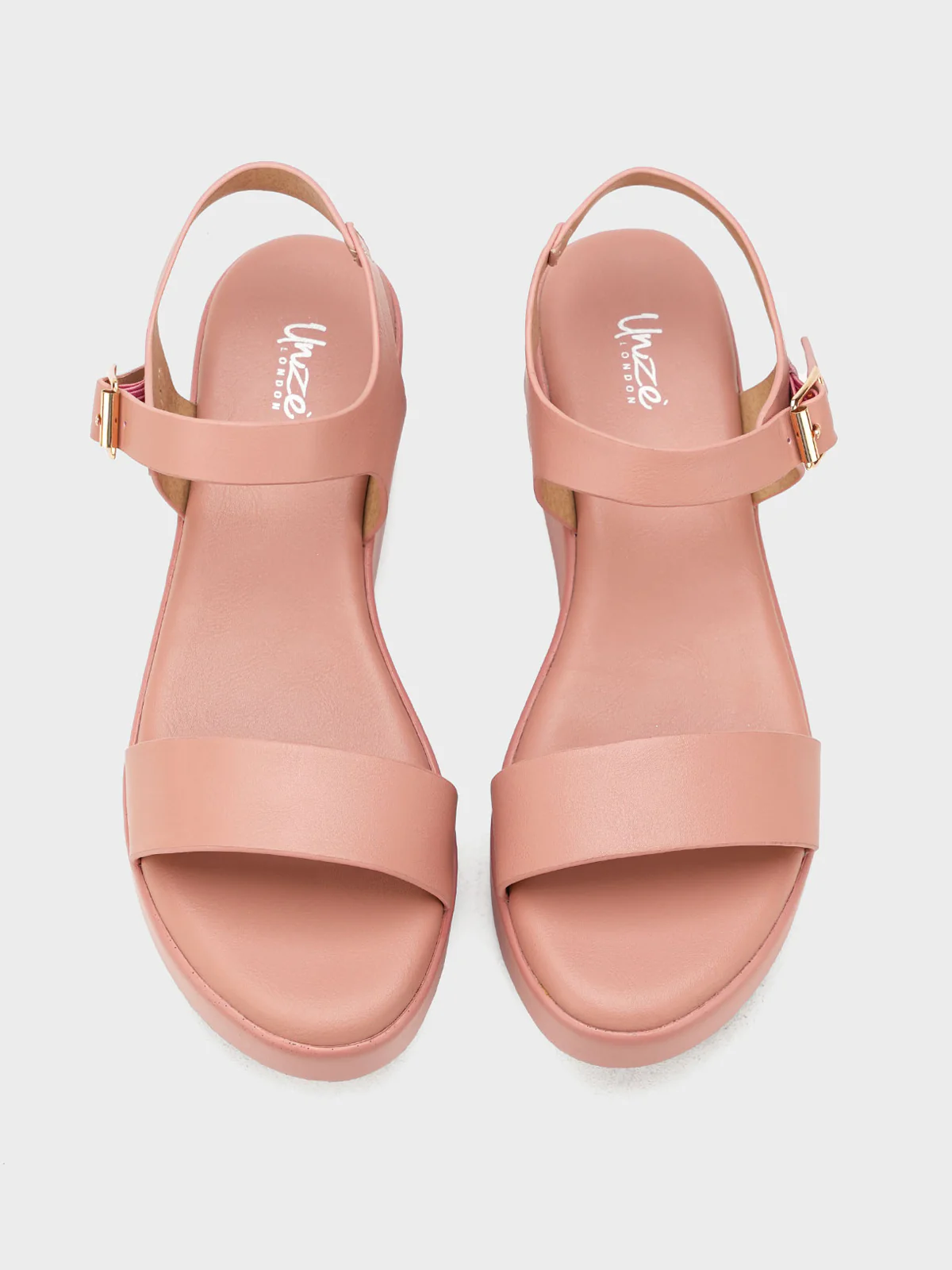 Womens "GITANE" Soft Wedge Sandals - Image 6