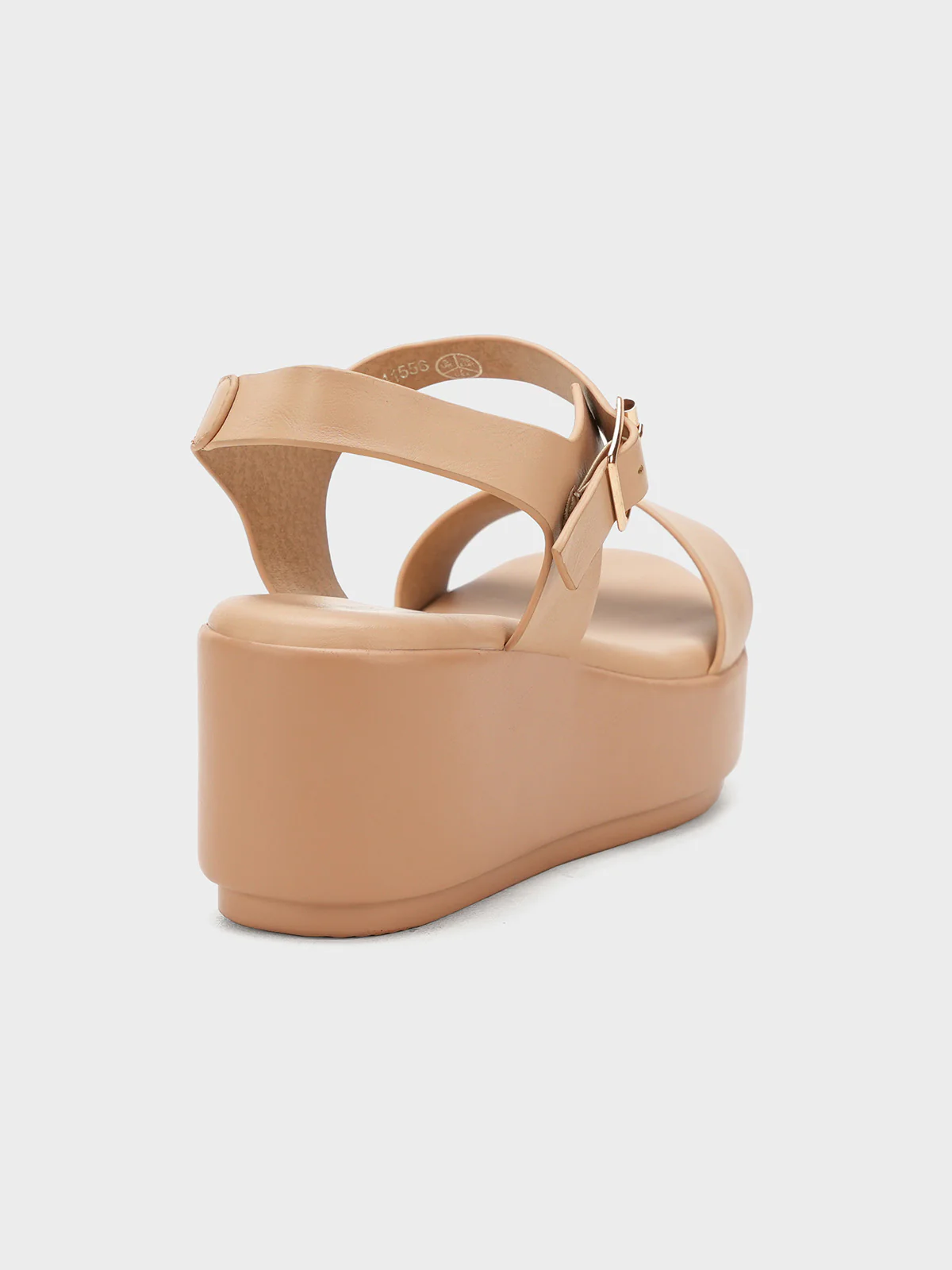 Womens "GITANE" Soft Wedge Sandals - Image 3