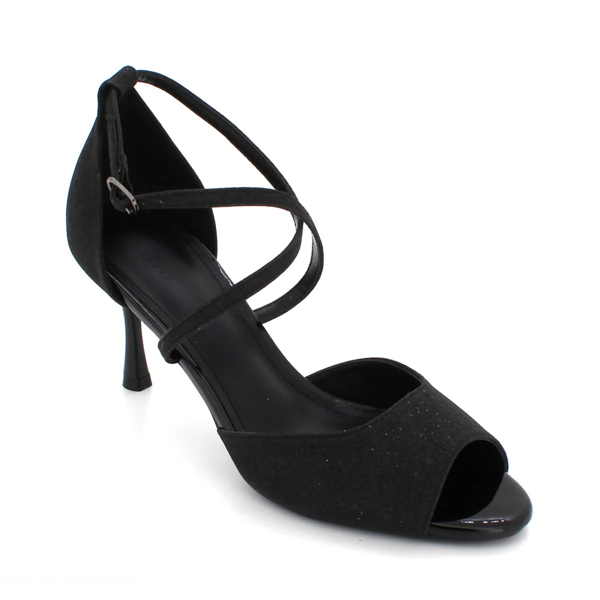 Women's "HARMONY" Glitter Peep Toe Sandals