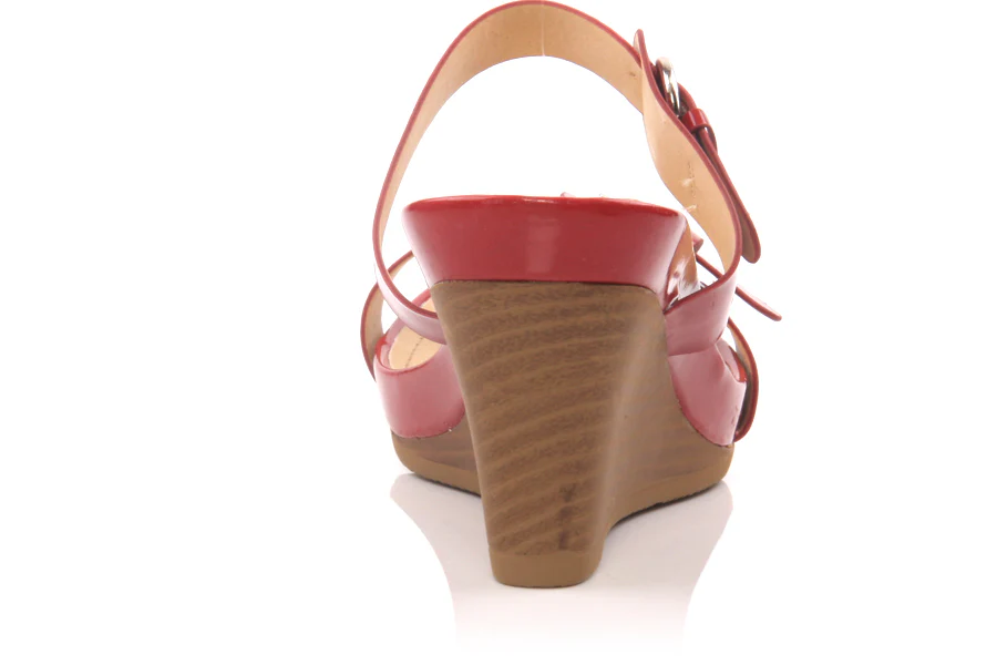 Womens High Heel 'Giselle' Wedge Sandal - Image 2