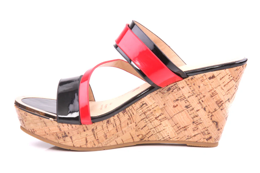 Womens High Wedge 'Fruity' Sandal - Image 3