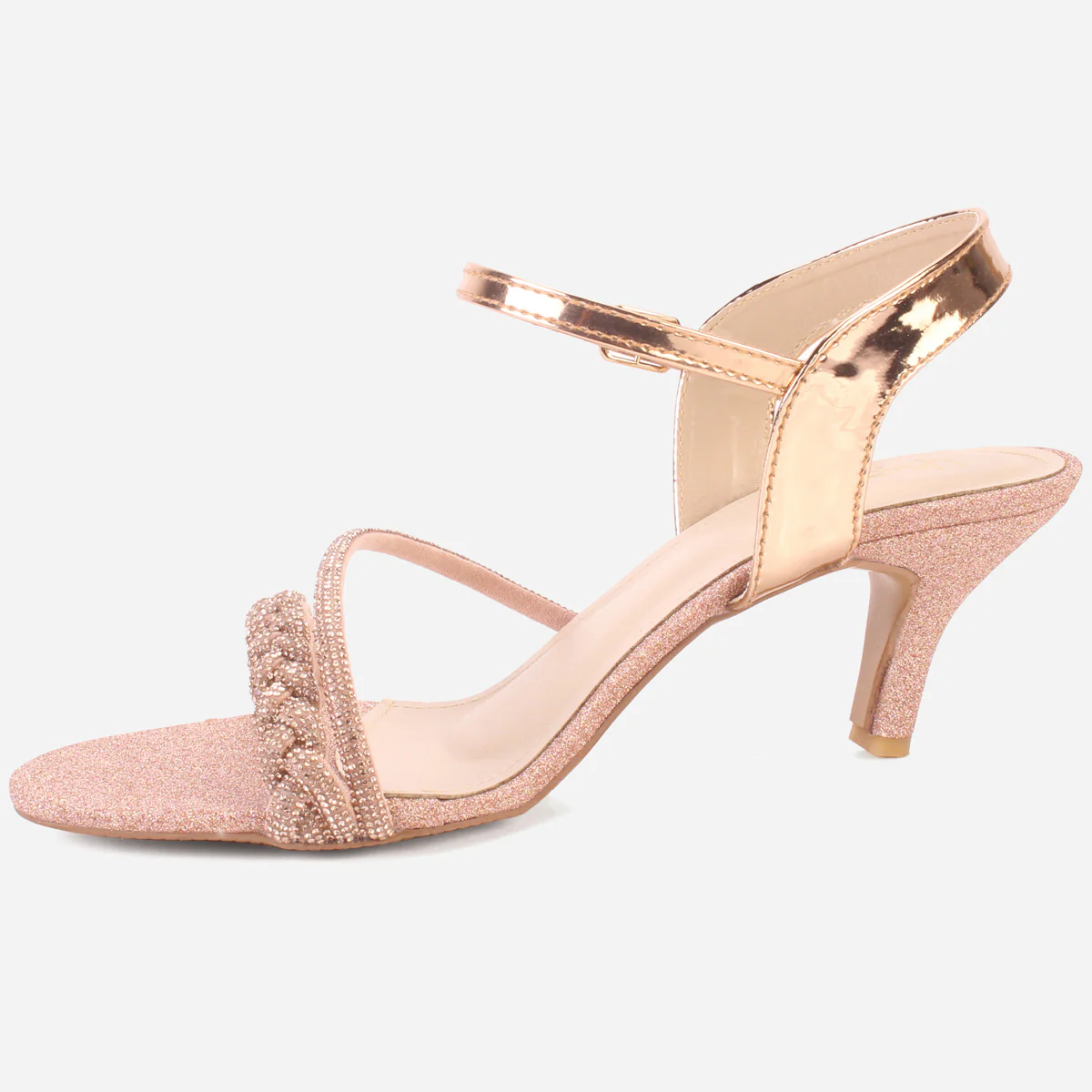 Womens "HOPPE" Decorated Evening Sandals - Image 3