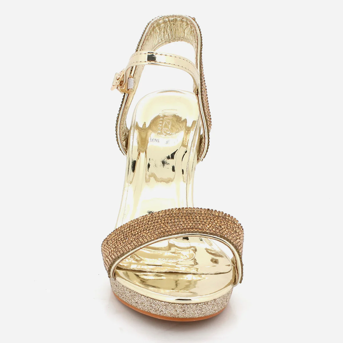 Womens "ILIANA" Embellished Block Heeled Party Sandals - Image 5