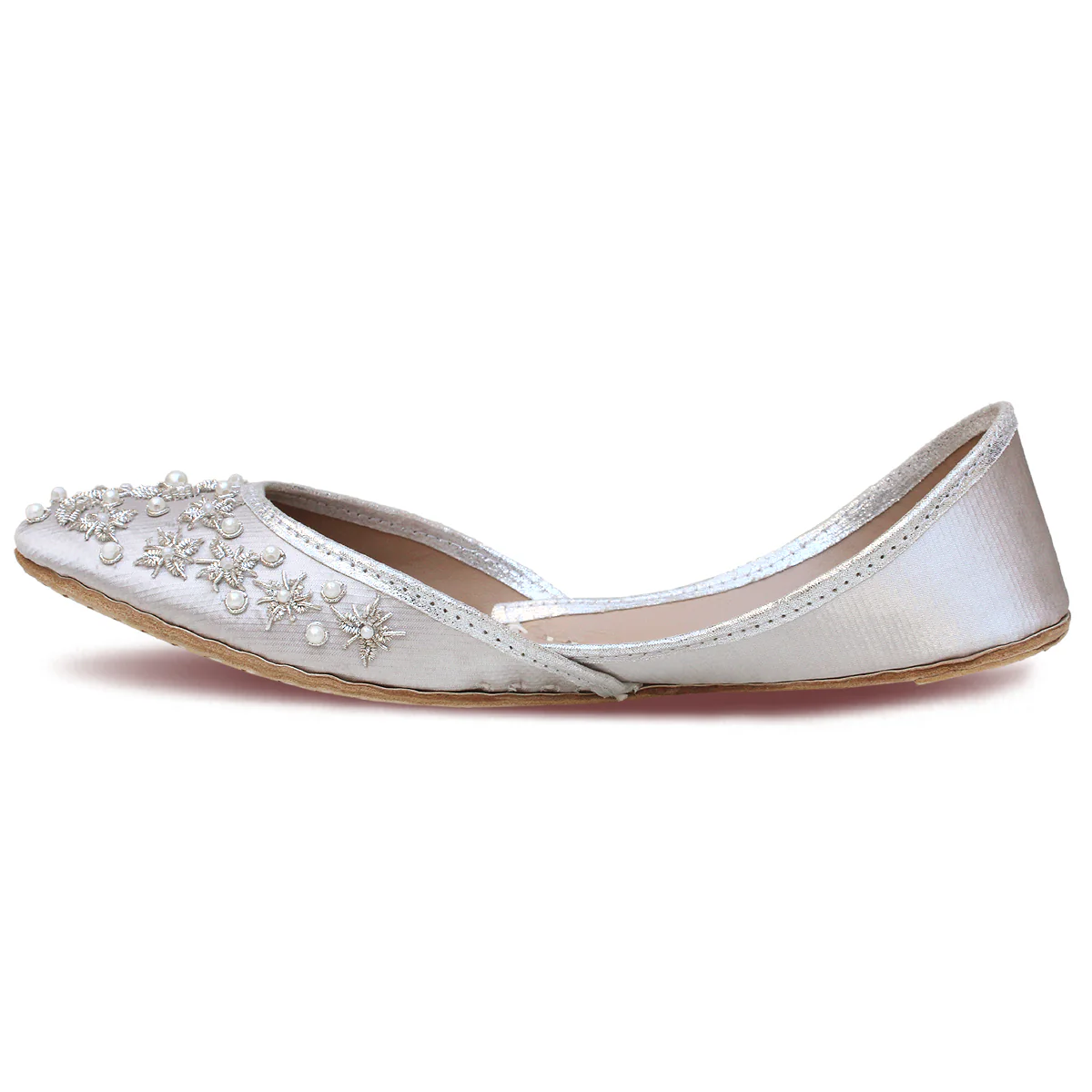 Womens "JAEBA" Pearl Detailing Khussa - Image 3