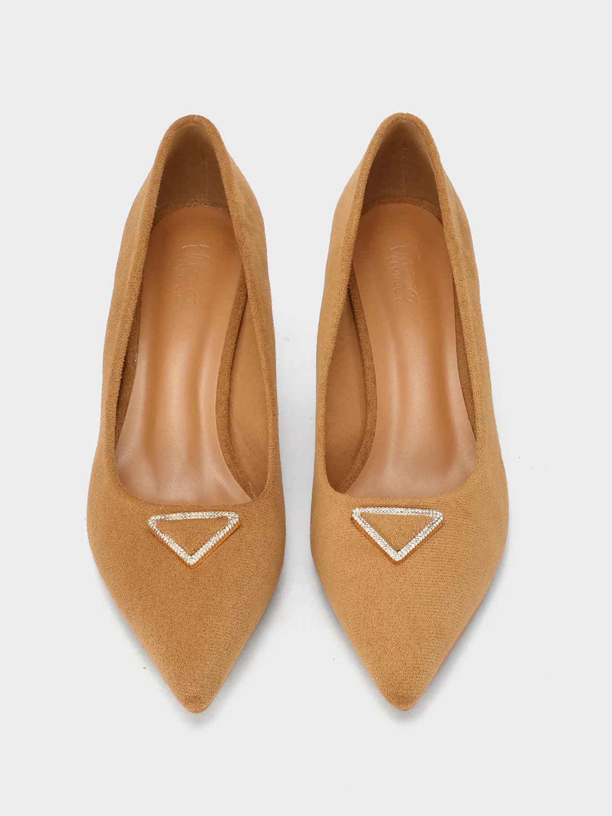 Womens "JALENA" Pointed Toe Comfy Courts - Image 5