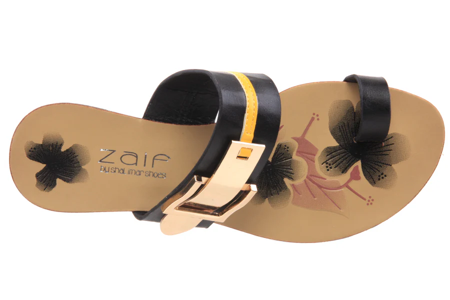 Womens 'Janiya' Casual Flat Toe Post Slipper - Image 4