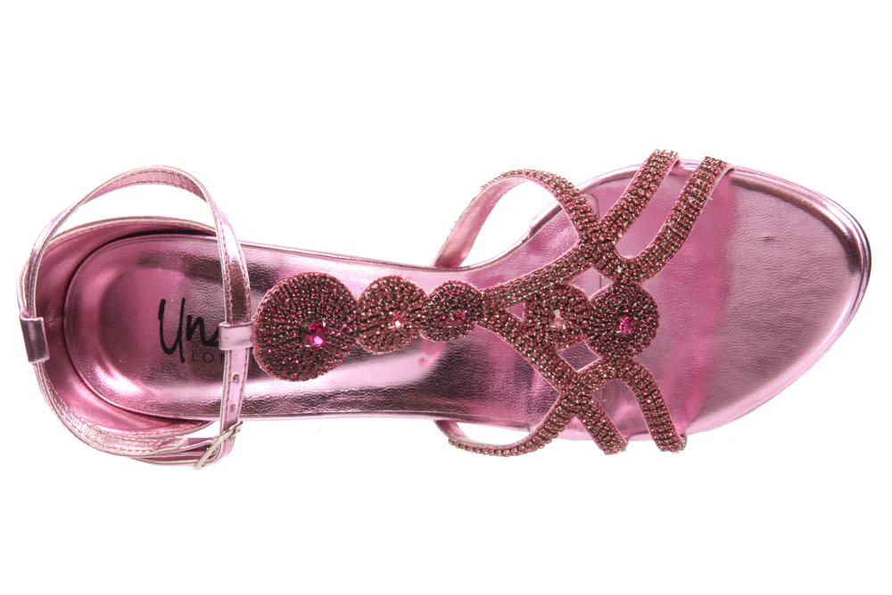 Womens Jeweled 'Anika' High Heel Sandal - Image 4