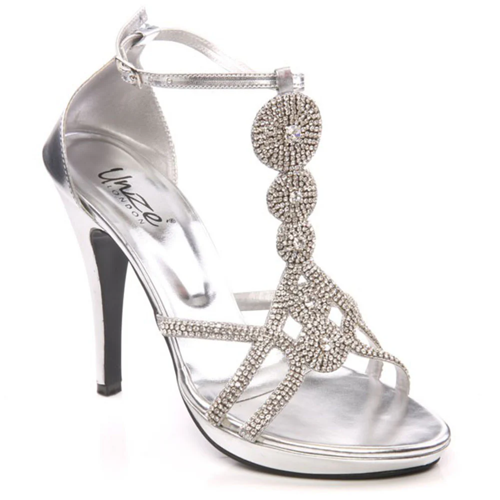 Womens Jeweled 'Anika' High Heel Sandal