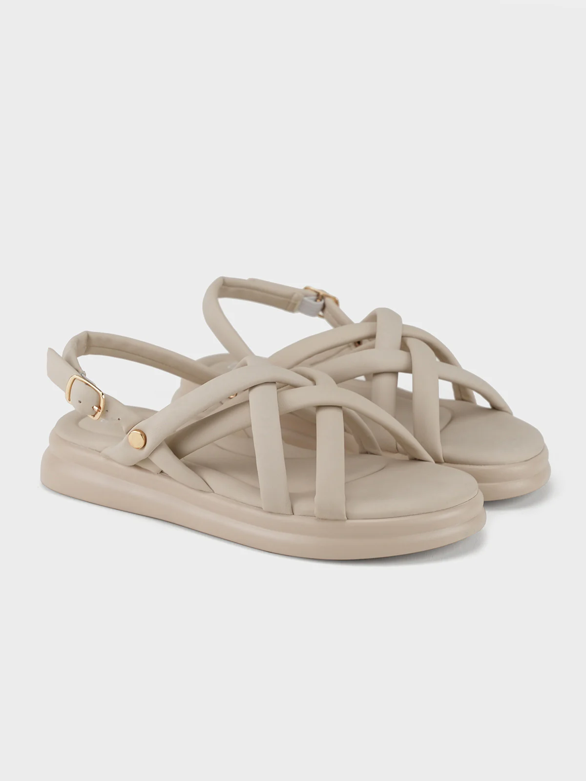 Womens "JIXCA" Comfy Padded Sandals - Image 4